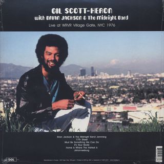 Gil Scott-Heron with Brian Jackson & The Midnight Band / Live At Wrvr Village Gate 1976 back