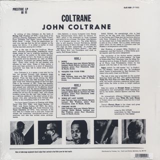 John Coltrane / Coltrane back
