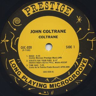 John Coltrane / Coltrane label