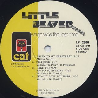 Little Beaver / When Was The Last Time label