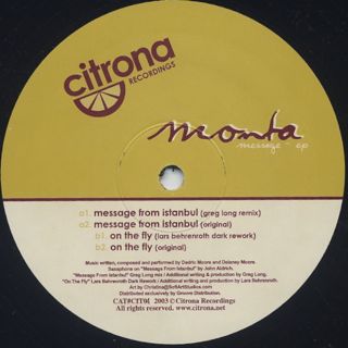 Monta / Message - EP back