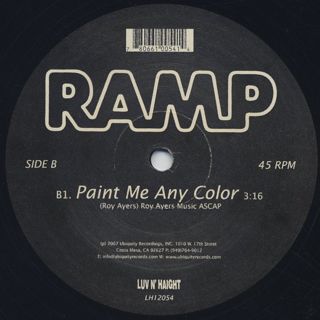 Ramp / The Old One, Two c/w Paint Me Any Color label