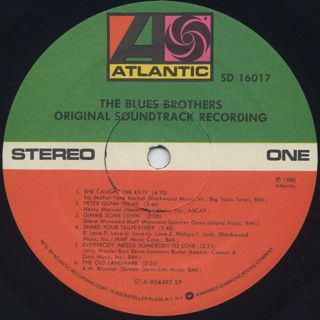 O.S.T.(Blues Brothers) / Blues Brothers label