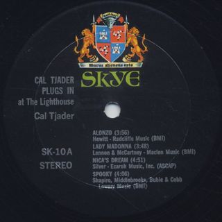 Cal Tjader / Plugs In label