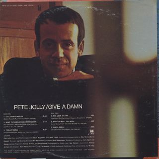 Pete Jolly / Give A Damn back