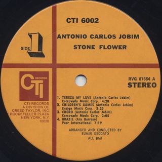 Antonio Carlos Jobim / Stone Flower label