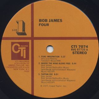 Bob James / 4 (LP), CTI | 中古レコード通販 大阪 Root Down