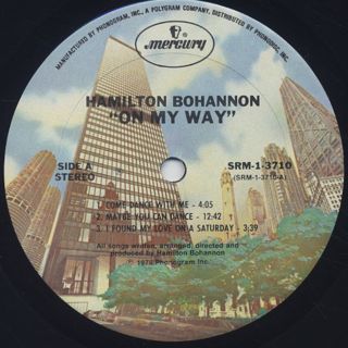 Bohannon / On My Way label