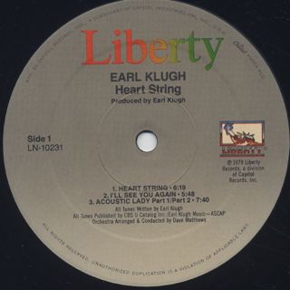 Earl Klugh / Heart String label