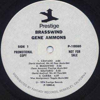 Gene Ammons / Brasswind label