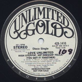 Love Unlimited / High Steppin' Hip Dressin' Fella (12