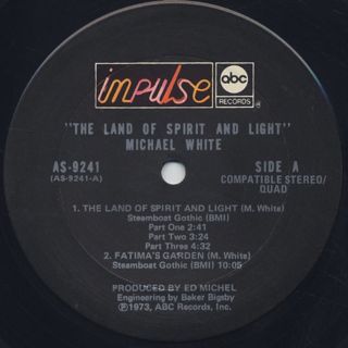 Michael White / The Land Of Spirit And Light label