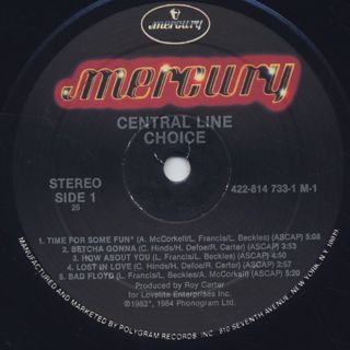 Central Line / Choice label