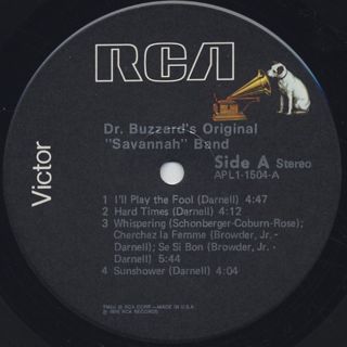 Dr.Buzzard's Original Savannah Band / S.T. label