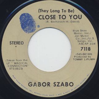 Gabor Szabo / (They Long To Be) Close To You