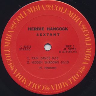 Herbie Hancock / Sextant label