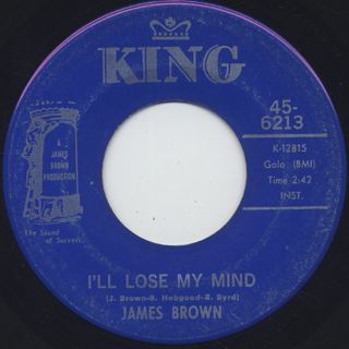 James Brown / Give It Up Or Turnit A Loose c/w I'll Lose My Mind back