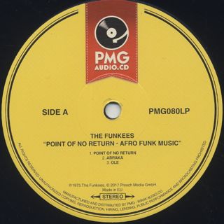 Funkees / Point Of No Return label