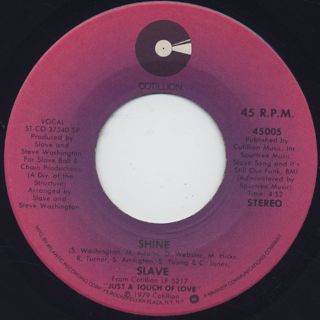 Slave / Just A Touch Of Love c/w Shine ① back