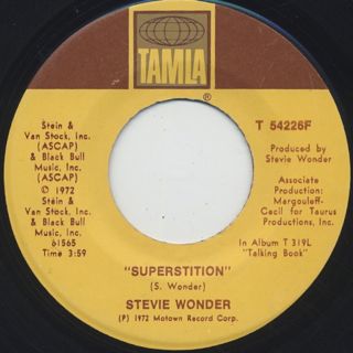 Stevie Wonder / Superstition c/w You've Got It Bad Girl ②