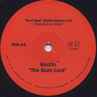 Baatin / Don't Stop back
