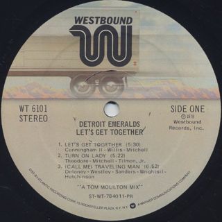 Detroit Emeralds / Let's Get Together label