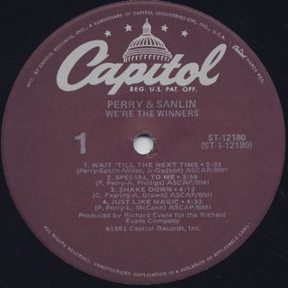 Perry & Sanlin / We're The Winners label