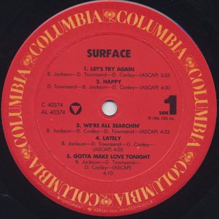 Surface / S.T. label