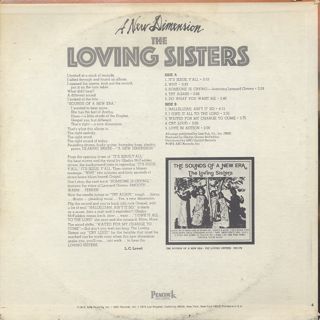 Loving Sisters / A New Dimension back