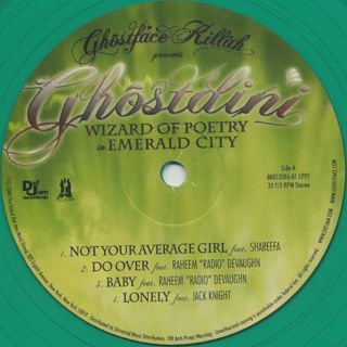Ghostface Killah / Ghostdini Wizard Of Poetry In Emerald City label