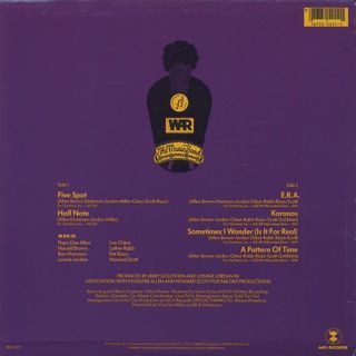War / The Music Band Jazz back