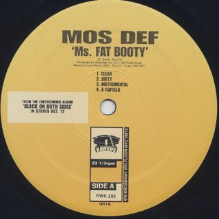 Mos Def / Ms. Fat Booty label