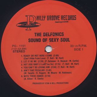 Delfonics / Sound Of Sexy Soul label