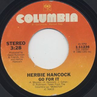 Herbie Hancock / Go For It c/w Stars In Your Eyes front