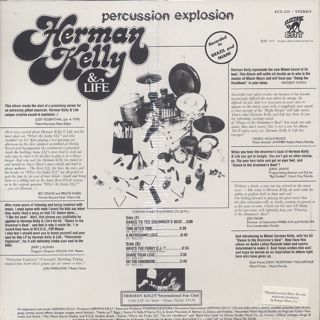Herman Kelly and Life / Percussion Explosion back