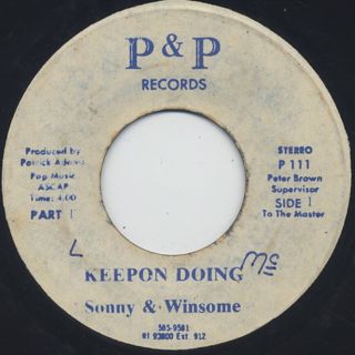 Sonny & Winsome / Keepon Doing front