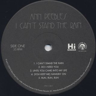Ann Peebles / I Can't Stand The Rain label