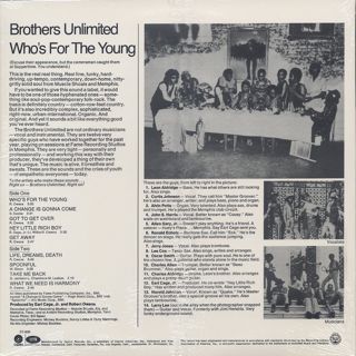Brothers Unlimited / Who's For The Young back