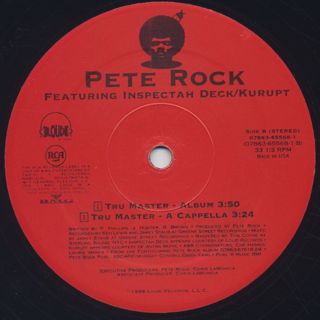 Pete Rock / Tru Master feat Inspectah Deck & Kurupt label