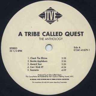 A Tribe Called Quest / The Anthology label