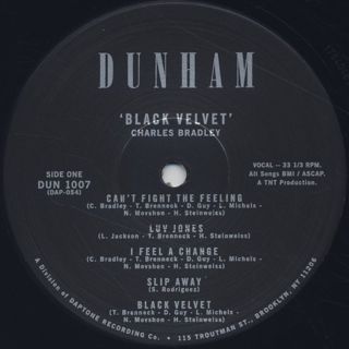 Charles Bradley / Black Velvet label