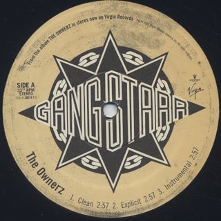 Gang Starr / The Ownerz label