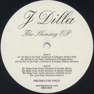 J Dilla / The Shining EP (12inch), BBE | 中古レコード通販 大阪 
