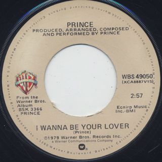 Prince / I Wanna Be Your Lover c/w My Love Is Forever front