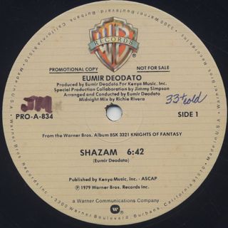 Eumir Deodato / Shazam back