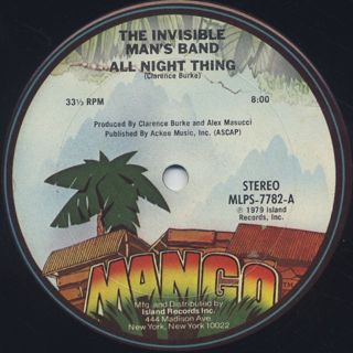Invisible Man's Band / All Night Thing front