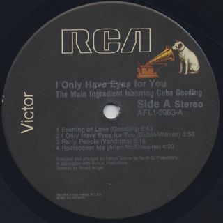 Main Ingredient / I Only Have Eyes For You label
