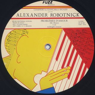 Alexander Robotnick / Problemes D'amour back