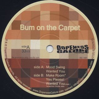 Bum On The Carpet / Mood Swing front
