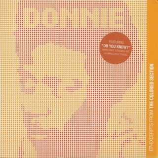Donnie / Excerpts From The Colored Section EP front